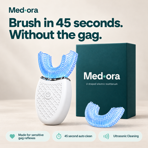 Medora Anti-Gag Ultrasonic U-Shaped Toothbrush