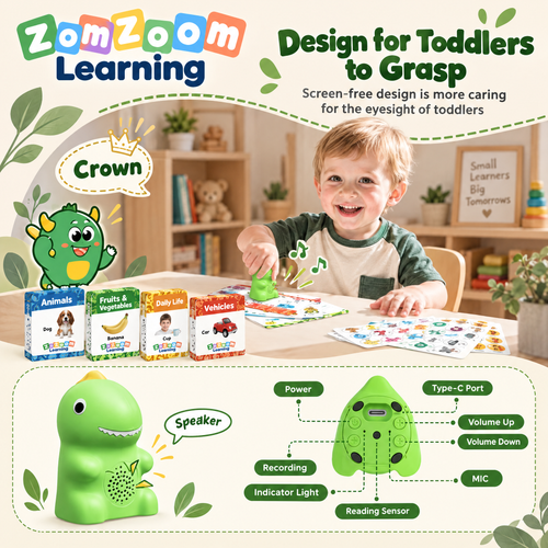 Dinosaur Talking Pen Phonics Cards