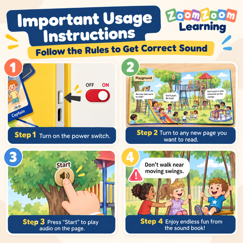 Zoom Zoom Learning Safety Sound Book
